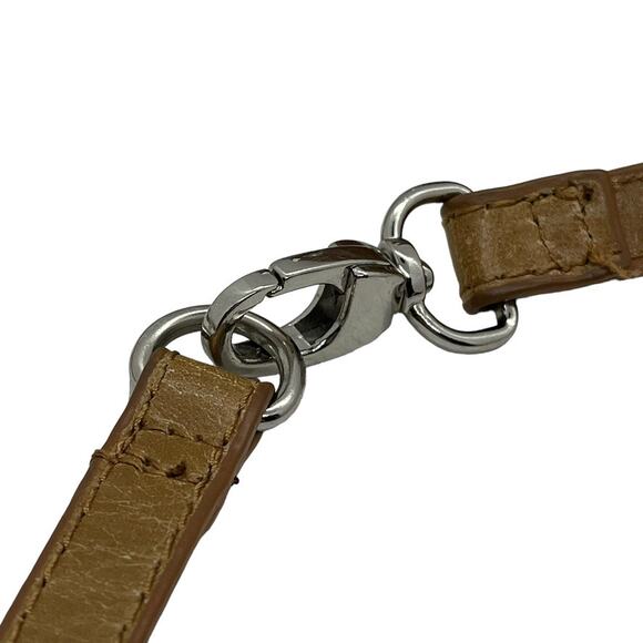 Hobo Purse Crossbody 'CRISTEL' Organizer Convertible Clutch Bag Cognac Brown - Picture 12 of 13